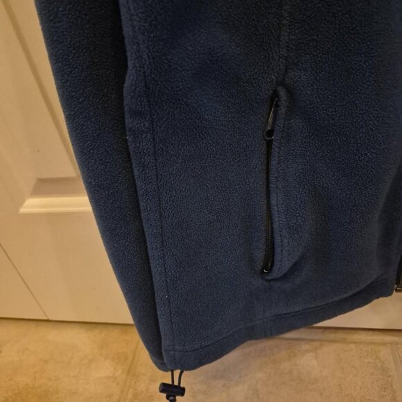 Women's dark blue Columbia fleece jacket - zippered pockets and jacket - size L - Picture 2 of 4